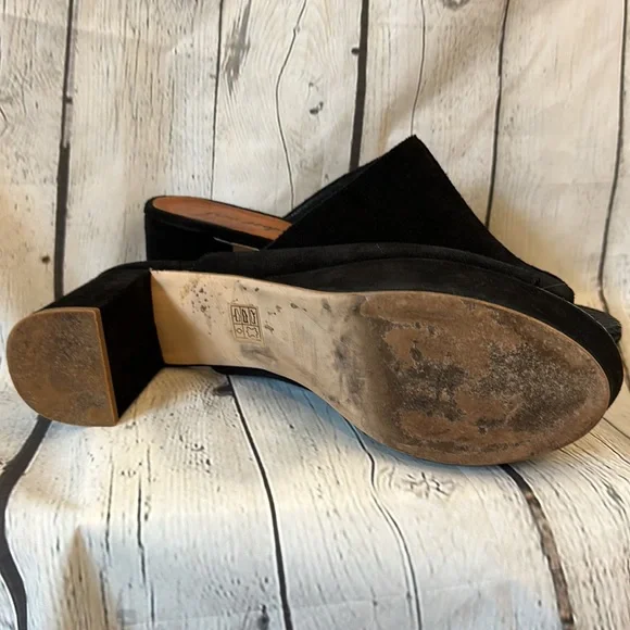 Free People Black peep toe platform heels - Picture 3 of 8